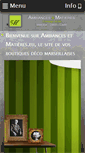 Mobile Screenshot of ambiancesetmatieres.eu